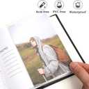 2 x Small Photo Album 4x6 100 Pockets with Writing Space Leather Cover Picture Book Holds 4x6 Photos for Wedding, Baby, Family, Graduation