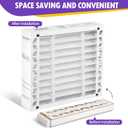 DerBlue 2PACK 16x20x4 MERV 13 Furnace Filter Replacement Compatible with Honeywell FC100A1003 Pleated HVAC,Foldable Design for Easy Installation & Space-Saving(Actual Size: 15.94 x 19.75 x 4.38 In)