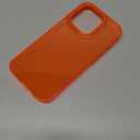 FELONY CASE - iPhone 14 Pro Neon Orange Clear Protective Case, TPU and Polycarbonate Shock-Absorbing Bright Cover - Crack Proof with a Gloss Finish - Full iPhone Protection