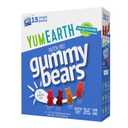 YumEarth Organic Gummy Bears - Fruity Gummy Candy Snack Packs, Gluten Free Snacks for Kids - Allergy Friendly, Non-GMO, No Artificial Dyes - Assorted Flavors, 10.5 oz. (Pack of 15) (EXP 02/14/28)