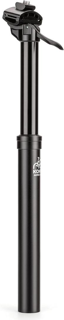 Dropper Post 27.2/30.9/31.6mm x 400mm Length 125mm Travel Lightweight Aluminum Alloy Seat Post for Mountain Road Bike BMX eBike