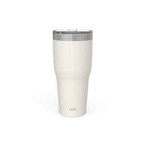 Zak! Designs Ivory Stainless Steel Tumbler with Lid, 24 OZ 
