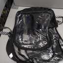 PAMANO Clear Backpack Transparent Heavy Duty School PVC Bookbag See Through Bag Boys and Girls for College Work Travel Security