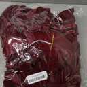 Senjie Velvet Large Christmas Bows for Staircase Garland Wreath, 20in x 8in Vintage Ribbon Bows with Twist Tie for Xmas Tree Holiday Indoor Outdoor Decorations (6Pcs, Burgundy) (20 x 8 Inch, Width of 1.5")