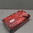 Solar Lights Outdoor Christmas Decorations: 24 Pack 144 LEDs 10 Modes Candy Cane Solar Powered Christmas Lights - 2025 Upgrade Waterproof Outside Holiday Decor for Yard Pathway Garden Porch Lawn