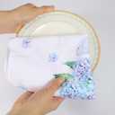 Spring Kitchen Towels Wildflower Print Dish Towels for Kitchen Bathroom Housewarming Gift (2, Embroidered Ball Pattern)