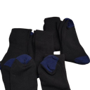 Men's Socks, 6 Pairs, Black, Warm, OneSize