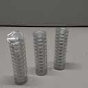 TOWON Rare Earth Magnets Large, Strong Magnets for Glass Whiteboard and Dry Erase Board, 36 Pieces Round Clear (Transparent-36 Pcs)