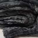 Bedsure Electric Blanket King Size - Thick Striped Flannel Electric Blanket with Dual Control, Heating with 10 Heat Settings & 10 Time Settings, 8 hrs Timer Auto Shut Off (90x100 inches, Grey)