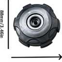 ATV Gas Cap Sturdy 2.76in Gas Tank Cap Cover for Common Mini And Most 110cc-250cc Quads