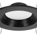 Maxxima 5 in. & 6 in. 5 CCT Retrofit Recessed LED Downlight - 1100 Lumens, E-26 Quick Connect, 5 CCT 2700K/3000K/3500K/4000K/5000K, Dimmable, Ceiling Light Fixture for Kitchen or Hallway, Black Trim