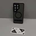 Magnetic for Samsung Galaxy S26 Ultra Case with Stand and Screen Protector & Camera Protector,Galaxy S 26 Ultra Case Compatible with MagSafe,Matte Translucent Shockproof Slimi Phone Case -Black