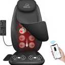 Snailax Back Massager with Heat, Gifts for Men, Women, Electric Deep Tissue Kneading Full Body Massage Chair for Back Pain, Home, Office Use, App Control