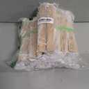 50 Sets Wooden Hand Fan Baby Shower Party Favors with Organza Bags and Tassels Wooden Folding Fan Sunflower Pattern