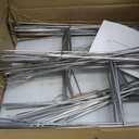 Lawn Signs Corrugated Plastic 17x12 Inches Blank Yard Signs with Stakes for Yard Sale Sign Outdoor, Garage Sale, Open House, Estate Sale, Guidepost, Birthday Party (50 Pack)