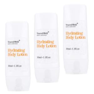 Individually Wrapped 50 Bottles per Box Travel Size Lotion 1.0 Fl Oz/30ml, | Travel Size Toiletries | Hotel Toiletries Bulk Set (1.01 Fl Oz (Pack of 50))