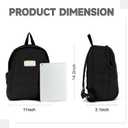 Oweisong Quilted Puffer Backpack for Women Small Lightweight Puffy Daypack Casual Travel Designer Bag for Ladies