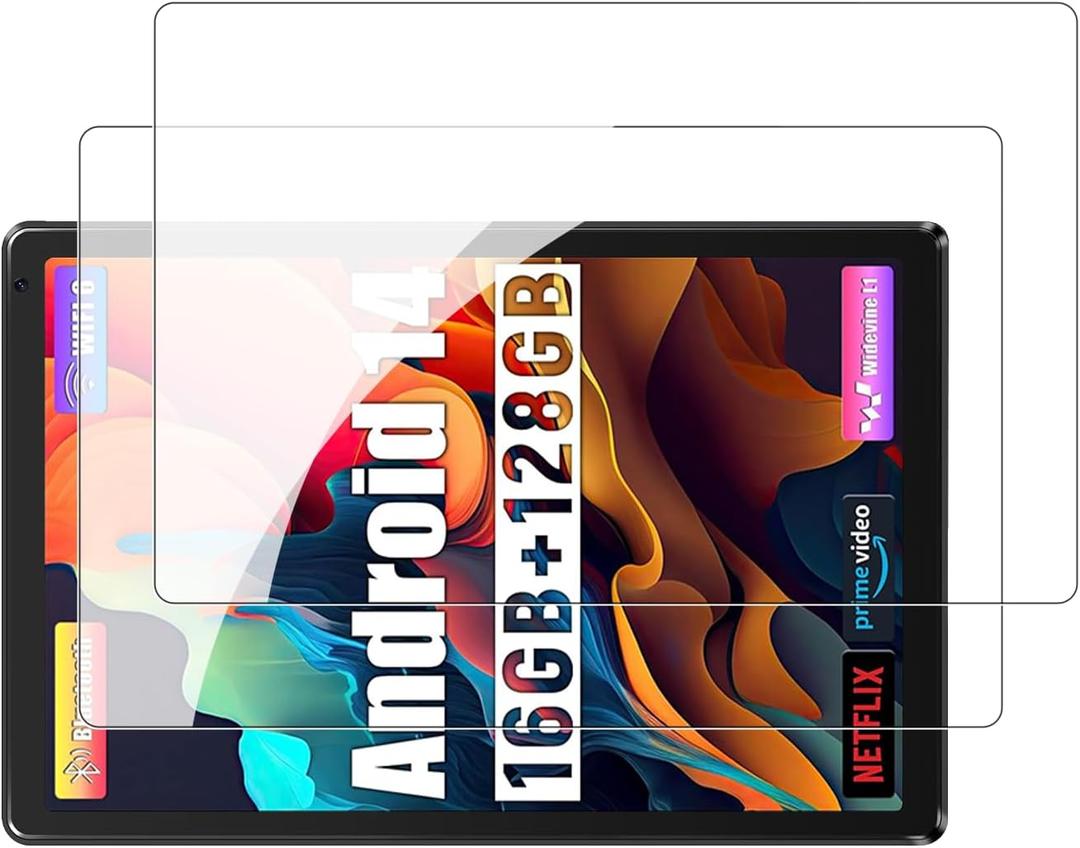 2-Pack Screen Protector for URAO C12 10.36 inch Tablet, Tempered Glass Tablet Screen Protector, 9 Hardness HD Clear Anti-Scratch Bubble-Free Protective Film