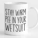 Triathlon Mug, Triathlete Scuba Diver Instructor Marine Biology Degree Student, Kite Surfer, Surfing, Surf Mom Dad Coffee Cup (11oz, White)