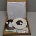 DIY Magnetic Window Insulation Kit 59"x61" Indoor Clear Film for Heat and Cold Winterizing Kit Cuttable Transparent Window Covering