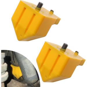 FZJDSD Car Front Jounce Bumper 15835667 523-075 Compatible with Chevrolet Silverado 2001-2010 GMC Sierra 1500 2500 3500 Hummer H2 Control Arm Bumpers Stop (Axle Bumpers)