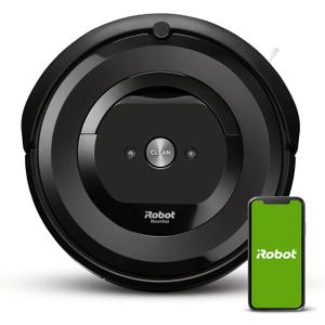 iRobot Roomba E5 (5150) Robot Vacuum - Wi-Fi Connected, Works with Alexa, Ideal for Pet Hair, Carpets, Hard, Self-Charging Robotic Vacuum, Black