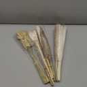 125 PCS Dried Pampas Grass Bouquet, Boho Table Decor, Bunny Tails Dried Flowers, Brown Pampas, White Pampas Grass for Weddings, Home Decor, Rustic Parties, and Baby Shower Decorations