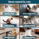 2 x O Cat Deterrent Spray for Indoor & Outdoor Use  Natural No-Alcohol Cat Repellent to Prevent Scratching on Furniture, Sofas, Rugs, Curtains & Plants  Safe Training Spray for Cats & Kittens. (Blue)