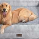 Orthopedic Dog Beds for Large Dogs Extra Large Dogs Bed Washable Waterproof Bolster Dog Bed Anti-Slip Bottom Comfort Pet Beds