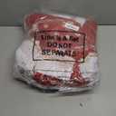 Sumind 100 Pieces Felt Christmas Stockings 15 Inch Party Favors Stockings Xmas Decoration Stockings Rustic Christmas Santa Stockings for Christmas (Snowflake with White Trim)