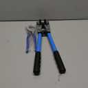 Battery Cable Lug Crimping Tool, Wire Crimper Tool with Cable Cutter for AWG 10-1/0 Electrical Lug Crimper, Heavy Duty Wire Lugs, Battery Terminal, Copper Lugs