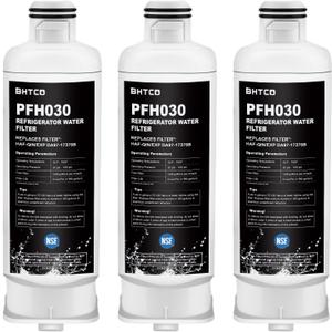 For Samsung RF28R6201SR/ RF28R6241SR/ RF25C5551SR Water Filter RF23B7671SR/ RF32CG5400SR/ RS27T5561SR(/AA) Model Refrigerator Replacement Filters (3 Pcs).