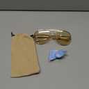Oversized Aviator Sunglasses For Women 70s Retro 2025 Metal Shades with Gold Streamline Arms