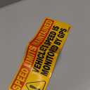 Magnetic Sign 2-Pack Vehicle Speed is Monitored by GPS | Speed Limits are Maintained Safety Magnet 10"x3.5" Reflective Warning Decal for Car Truck Van Fleet Commercial Vehicles Durable Weatherproof