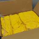 Fitted Stretch Table Cover for 6 Foot Rectangle Tables-6 Pack Yellow Spandex Tablecloth-Elastic Folding Tablecloths for Party, Vendor Booth Display, Banquet Buffet Event, Craft Trade Show