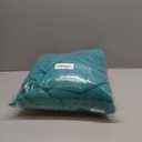 Amazon Basics 6 Piece Oversized Fade resistant Towel set, 100% Cotton towels for bathroom, soft and absorbent, 2 Bath Towels, 2 Hand Towels and 2 Washcloths bathroom towel set, Teal