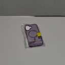 RMOCR Case for iPhone 17 Phone Cover with Screen Protector+Lanyard Wrist Strap,Magnetic Translucent Matte Rugged Slim PhoneCase Built in Invisible Kickstand [Fit for MagSafe],Purple