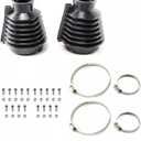 Pack of 2 Axle Swing Boot Kit Black Compatible with 1949-1968 VW Bug Baja Sandrail Manx Buggy Beetle