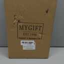 MyGift 9 oz Modern Christmas Color Champagne Flutes with Baroque Pattern, Holiday Multicolored Toasting Glasses, Sparkling Wine Slim Stemless Glass, Set of 4