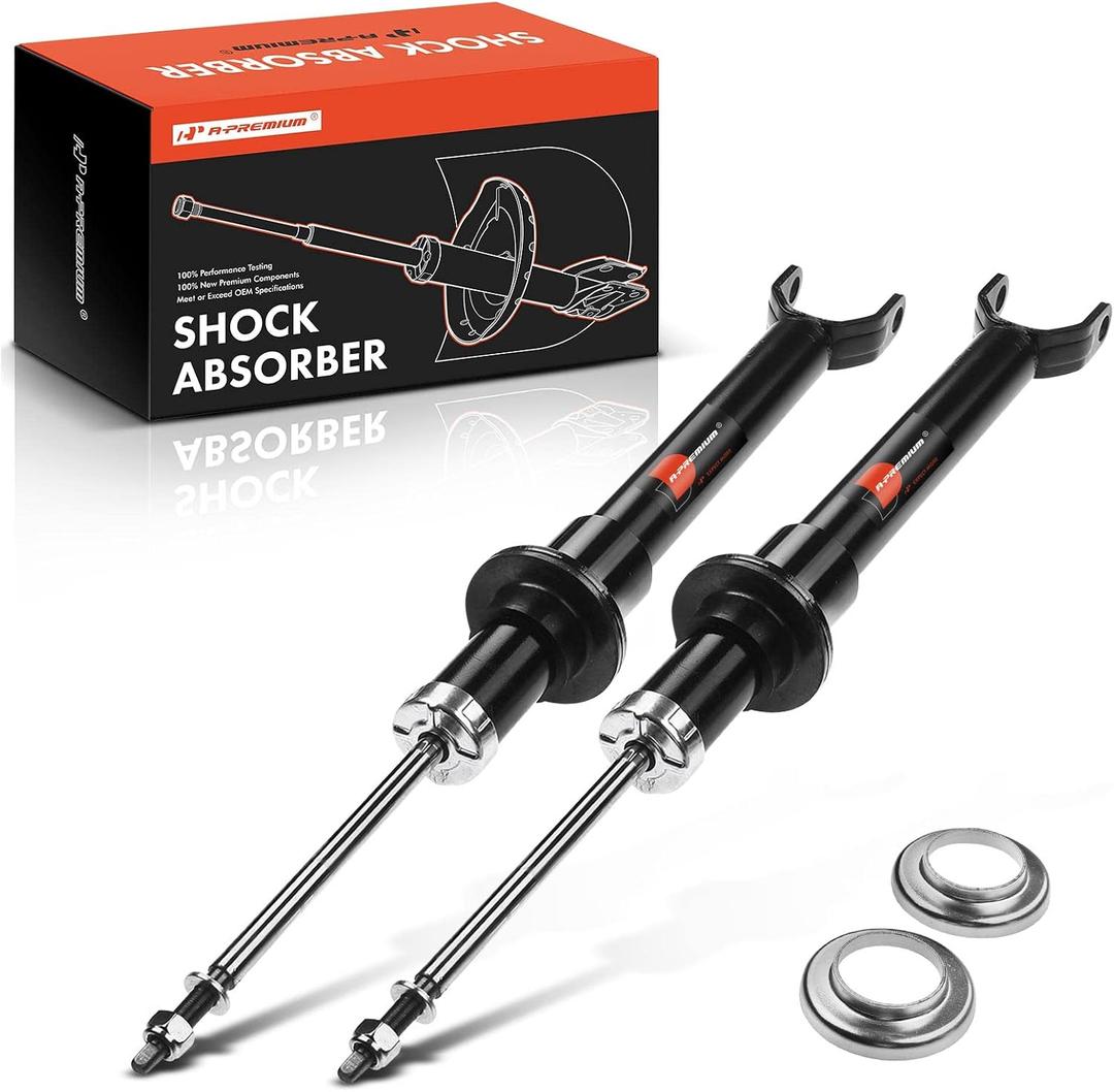 A-Premium Front Strut Shock Absorber [RWD] Compatible with Mercedes-Benz E320 2003-2009, E350 2006-2009 - [w/o Sport Suspension; w/o Air Suspension], Driver and Passenger Side