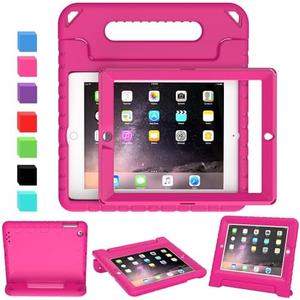 AVAWO Kids Case for 9.7" iPad 2 3 4 (Old Model) - Light Weight Shock Proof Convertible Handle Stand Kids Friendly for iPad 2, iPad 3rd Generation, iPad 4th Generation Tablet - Magenta/Rose