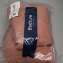 Bedsure Pink Clay Duvet Cover Queen Size - 3 Pieces Prewashed Cotton-Like Extra Soft Bedding Set, Includes 1 Duvet Cover 90x90 Inches with Zipper Closure & 2 Pillow Shams, Comforter Not Included