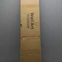 Framed Long Narrow Vertical Moon Wall Art Set of 2, Modern Black White Gold Bright Art Prints Paintings, Night Sea Landscape Pictures for Living Room Entryway Hallway Dining Room Bedroom Wall Decor