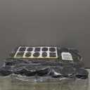 24 Pack 4oz Clear Plastic Spice Jars With Black Plastic Lids, Square Spice Bottles, Seasoning Containers with Chalk Labels, Pen, Funnel, Spice Containers For Kitchen Cabinet