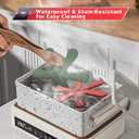 Festive Christmas Silicone Tree Trivet Set (3-Pack) - Heat-Resistant Mats for Hot Pots/Pans, Decorative Holiday Coasters & Kitchen Protectors (Red)