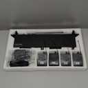 XTUGA IEM1200 Wireless in Ear Monitor Dual Channel 4 Bodypacks Ear Monitors Musicians, 2 x 40 Frequencies, Rack Mount, 300Ft Range, UHF Wireless IEM Used for Church, Band and Studio