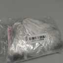 Cupohus Old Lady Costume Set Grandma Wig Granny Wig Cap Madea Granny Glasses Eyeglass Chains Cords Faux Pearl Bead Necklace Old Lady Cosplay Set 5 Pieces (silver white bun)