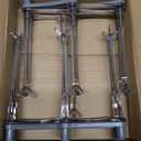 Yesland 2 Pack Retractable Cup Drying Rack, Plastic Non-slip Bottom Mug Tree Holder Organizer Rack Stand for Drinking Glass and Sports Bottle Drainer for Kitchen