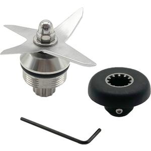 Blender Wet Blade Replacement Assembly with 891 Drive Socket 1151 1152 STM102R 104675-1 Compatible with Vitamix 500 5200 6300 VM0103 Standard 1195 15504 15643 15652 58625 58805 64oz and 32oz Container