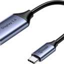 USB C to DisplayPort 1.4 Adapter 8K@60Hz, Thunderbolt 4/3 to DisplayPort Converter Compatible with iPhone 16/15, Galaxy S25, MacBook Pro/Air, iPad XPS